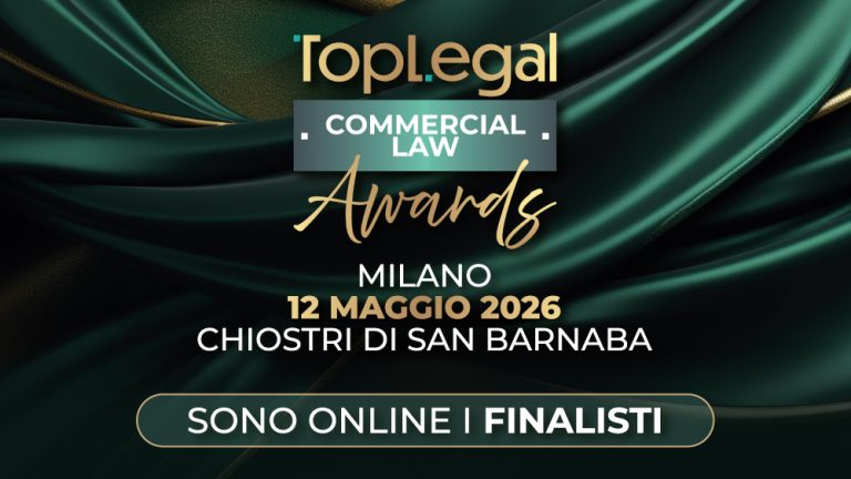 TopLegal Commercial Law Awards, tutti i finalisti 
